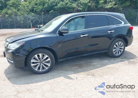 2014 Acura Mdx Technology Package from USA, damaged, VIN 5FRYD3H47EB003453